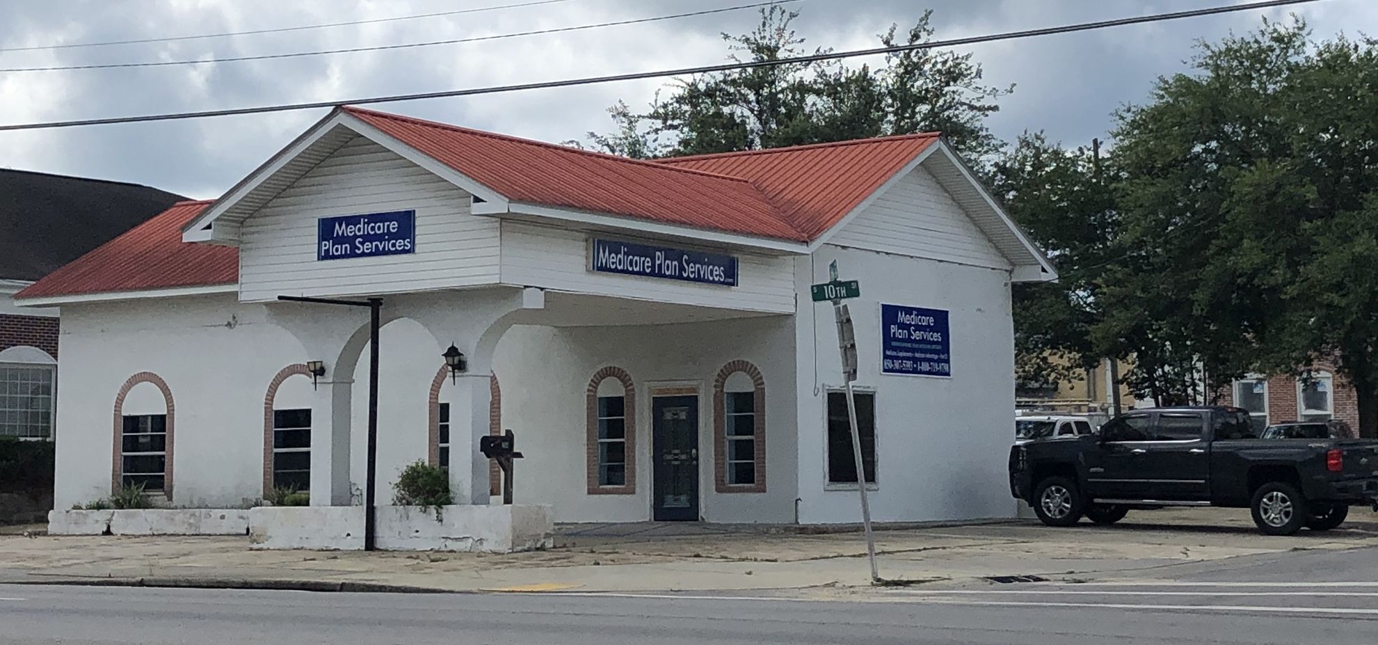 HCA Medical Insurance Group outside location on Hwy 90 and 10th St.